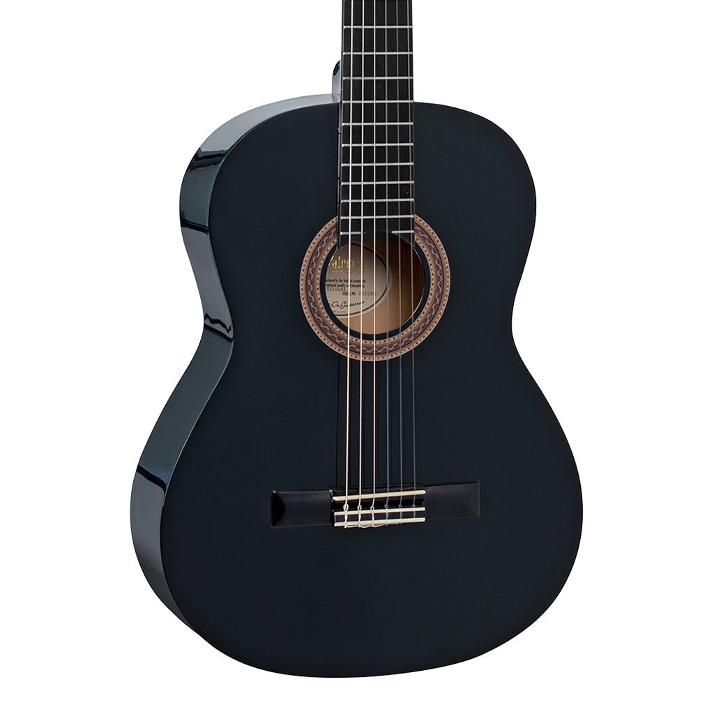 Valencia 100 Series Full Size Classical - Black Classical Guitars Sky Music