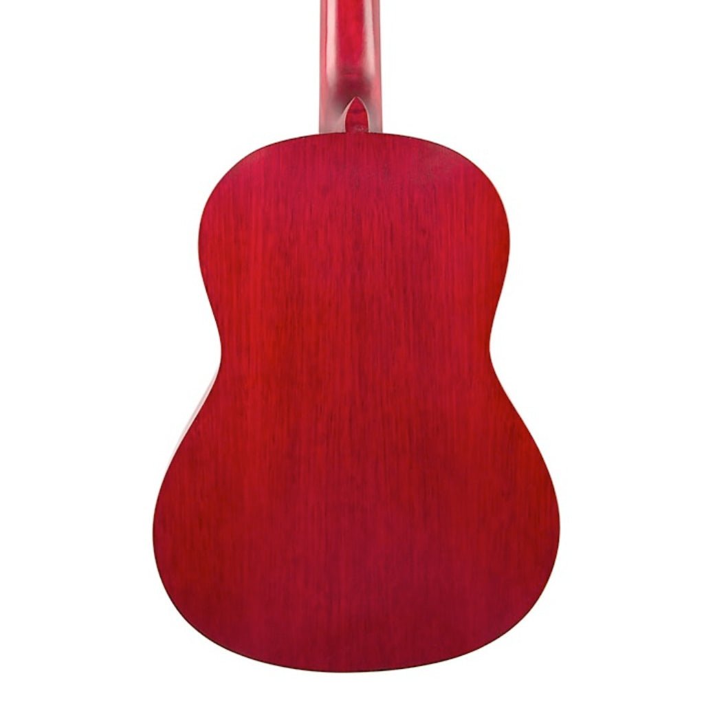 Valencia 200 Series 1/2 Size Classical Guitar, Transparent Wine Red Classical Guitars Sky Music