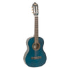 Valencia - 200 Series 1/2 Size Classical Guitar - Transparent Blue