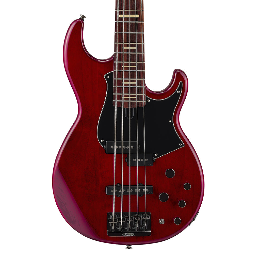 Yamaha BB735A 5 String Bass Guitar Fired Red