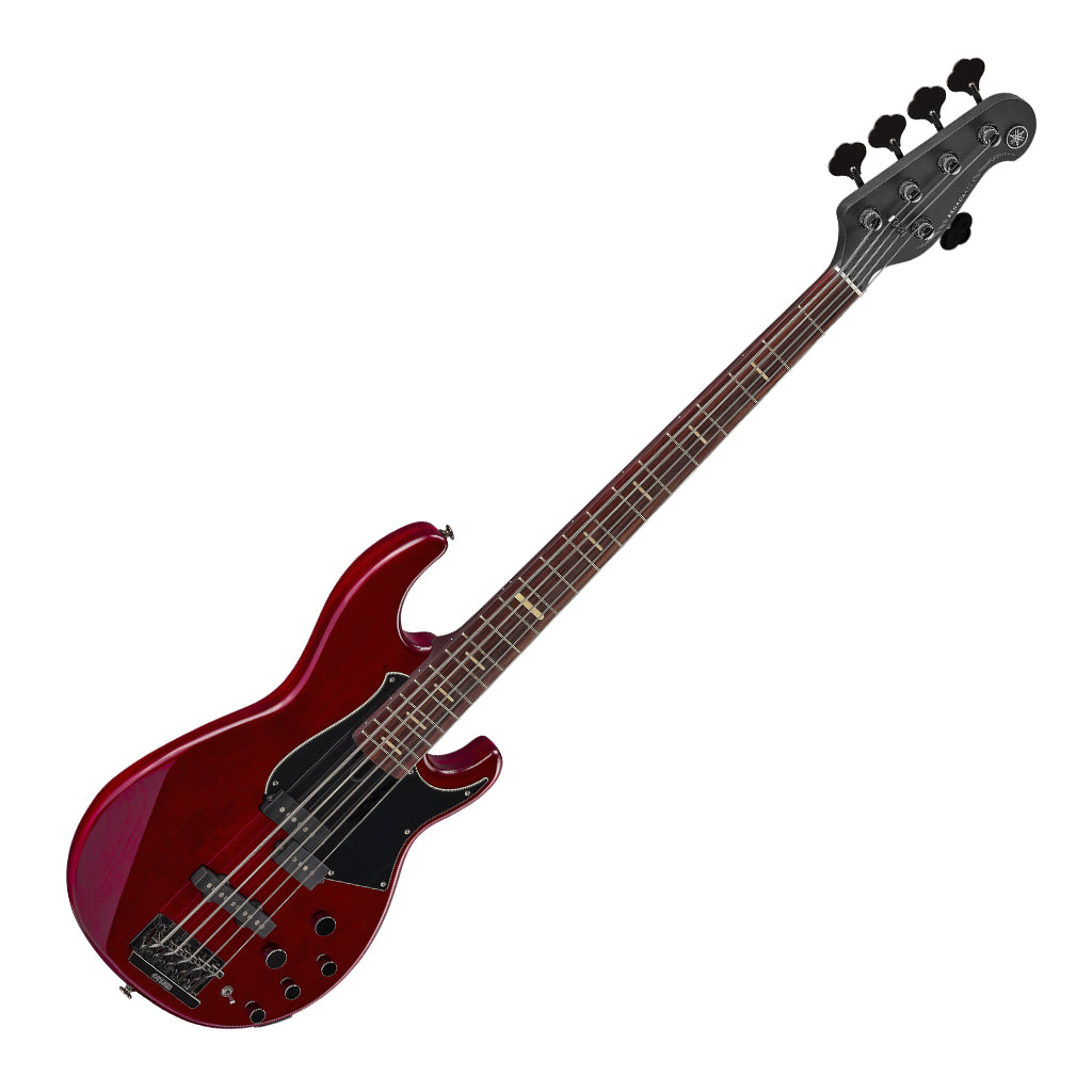 Yamaha BB735A 5 String Bass Guitar Fired Red