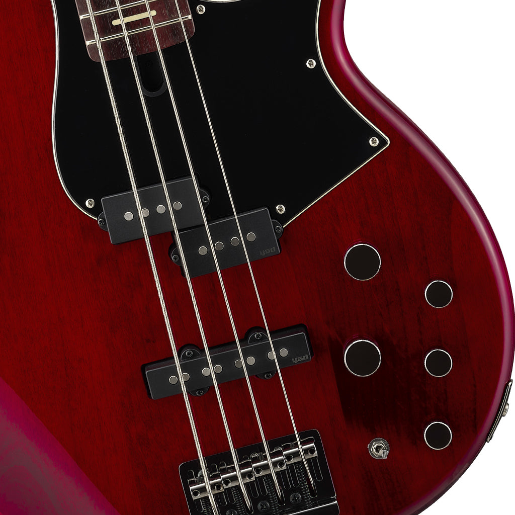 Yamaha BB734A 4 String Bass Guitar Fired Red