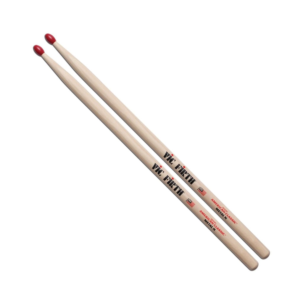 Vic Firth American Classic Drumsticks - Metal - Nylon Tip Drum Sticks Sky Music