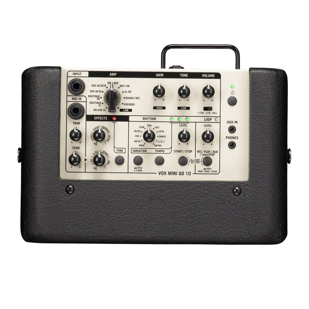 Vox Mini Go 10 Watt Portable Amplifier in Beige Electric Guitar Amplifiers Sky Music