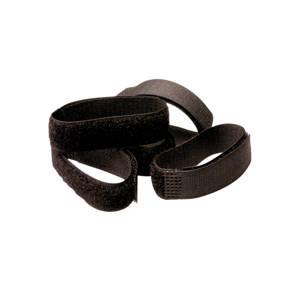 Hosa - Hook and Loop Organizer, - 0.75" x 8", Black 5 pack