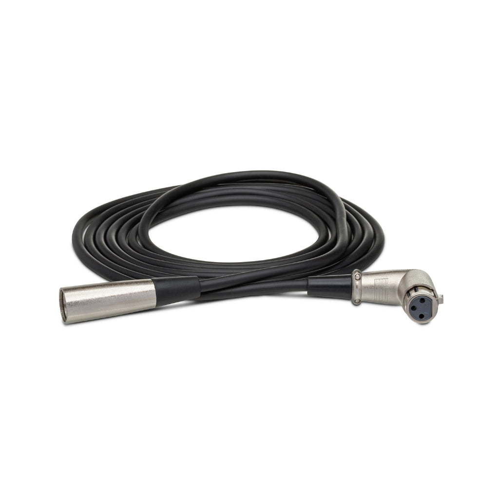 Hosa Technology - Right-angle XLR3F to XLR3M - Balanced Interconnect Cable 3ft