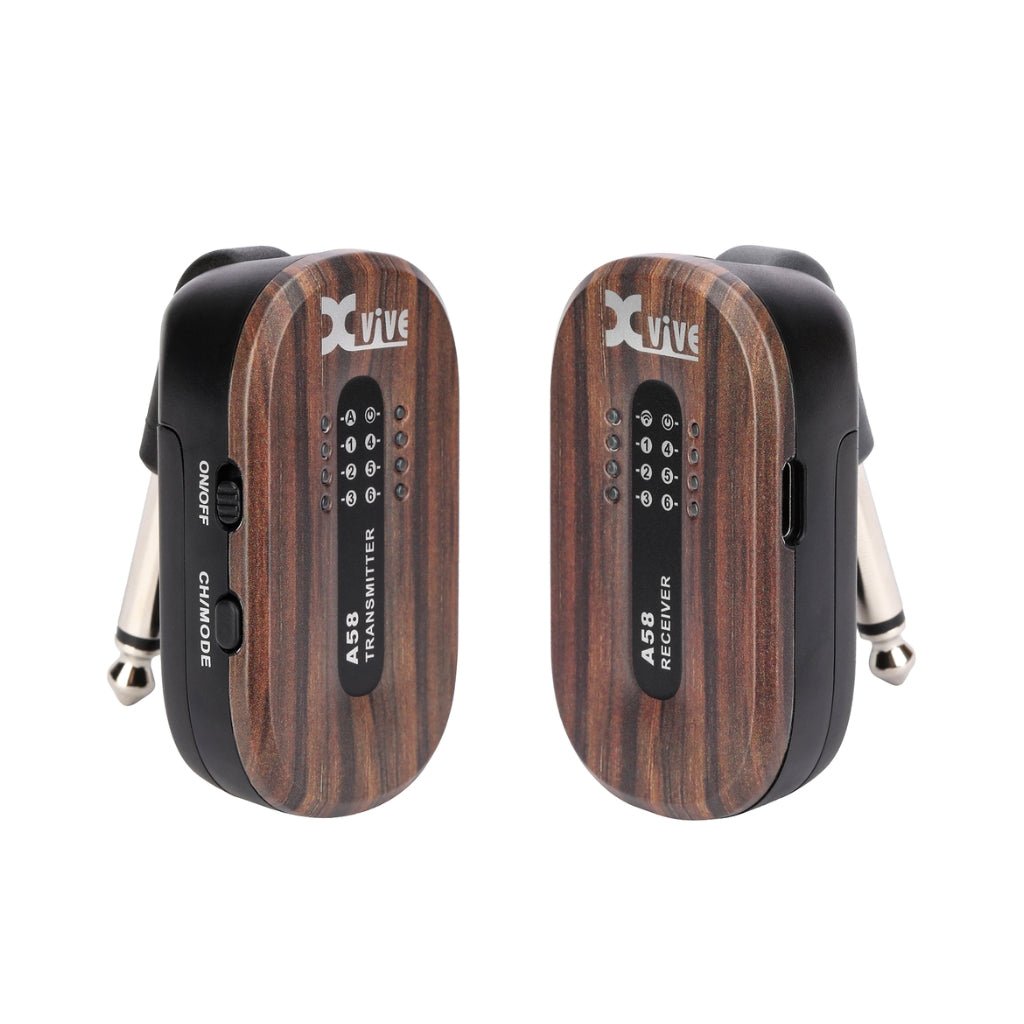 Xvive A58 Wireless Guitar System - Rosewood Wireless Systems Sky Music