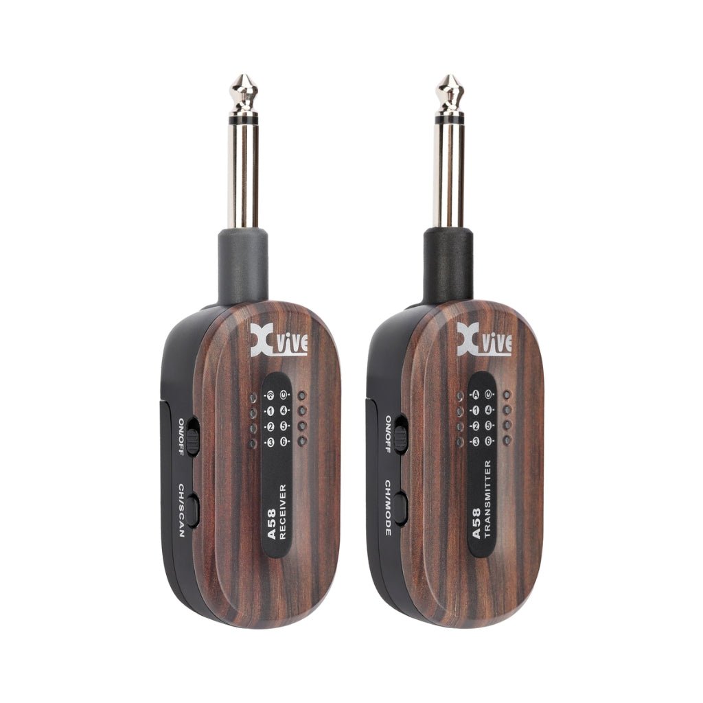 Xvive A58 Wireless Guitar System - Rosewood Wireless Systems Sky Music