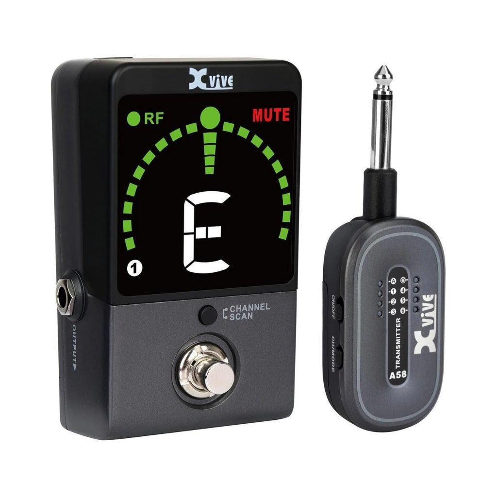 Xvive P58 5.8GHz Wireless Guitar Pedal System Wireless Systems Sky Music