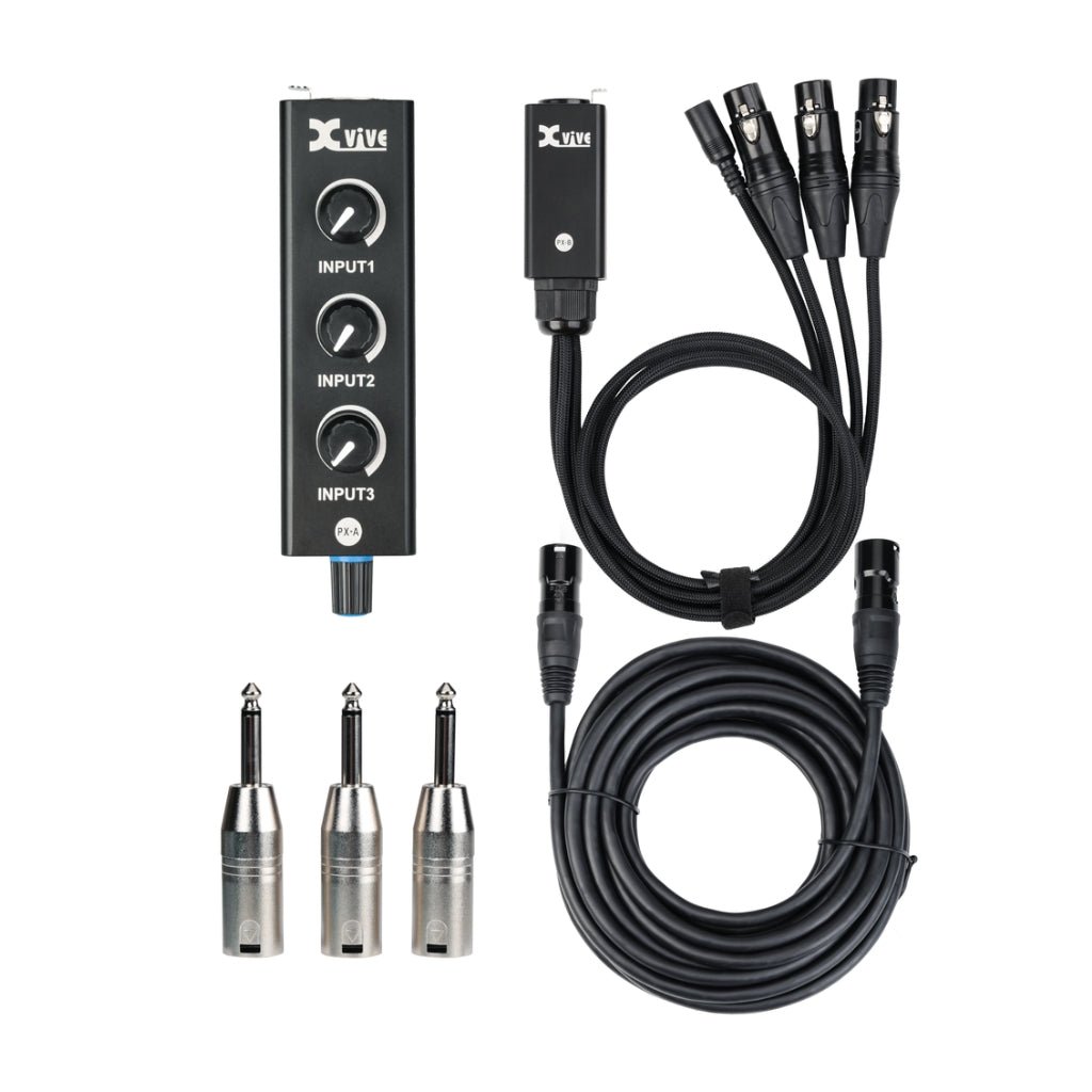 XVIVE PX Portable 3-Channel Personal Mixer System Pro Audio Sky Music