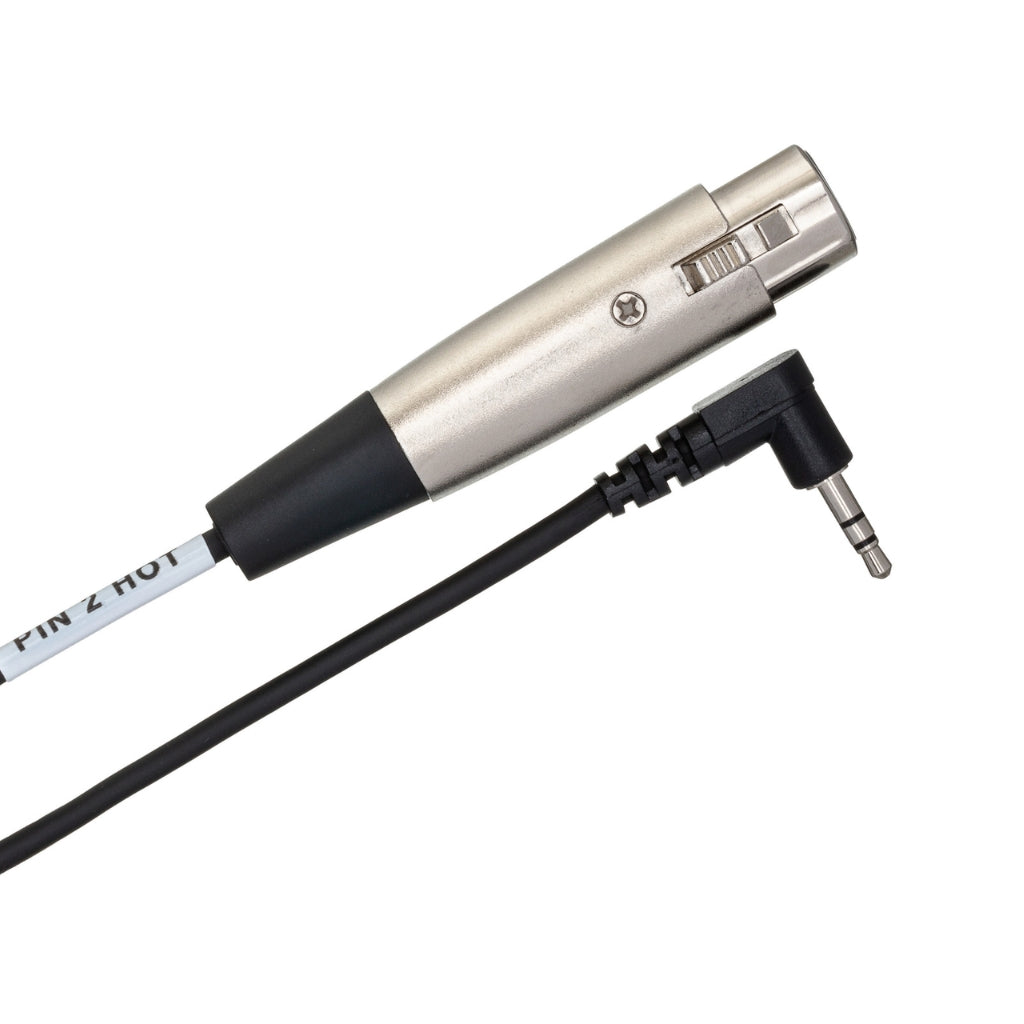 Hosa Technology - XLR3F to Right-angle XLR3M - Balanced Interconnect Cable 1.5ft