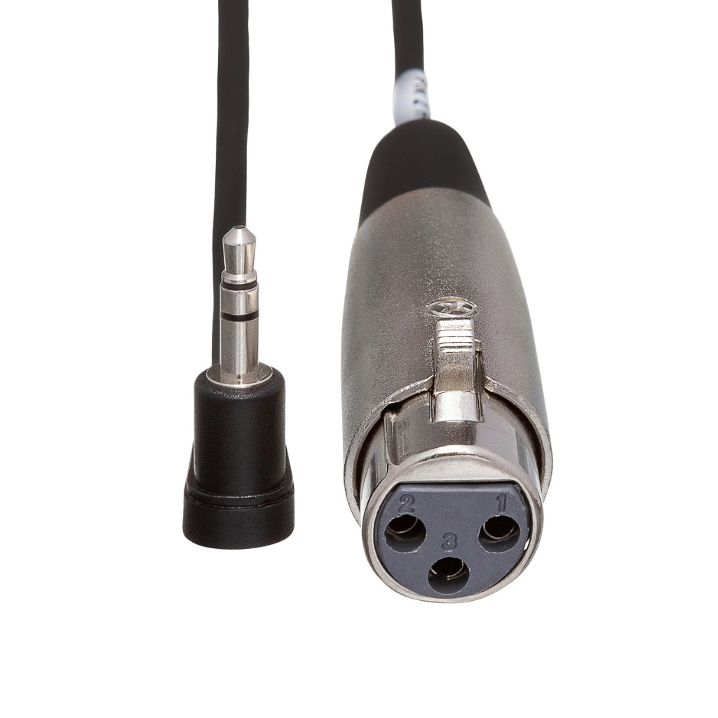 Hosa Technology - XLR3F to Right-angle XLR3M - Balanced Interconnect Cable 1.5ft