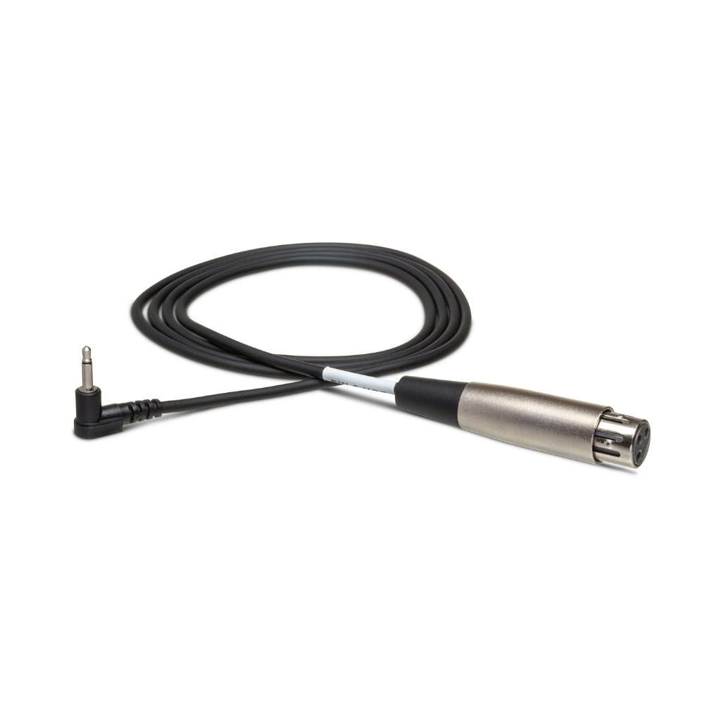 Hosa Technology - XLR3F to Right-angle 3.5 mm TS - Microphone Cable 5ft
