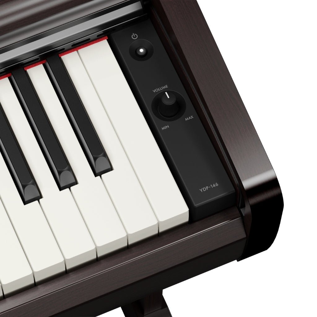 Yamaha Arius YDP-146 88-key Upright Digital Piano with Bench - Rosewood Digital Pianos Sky Music