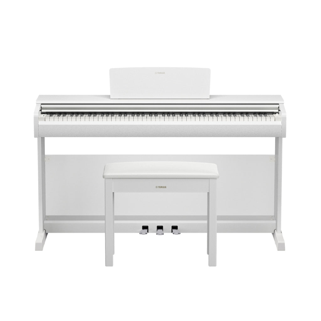 Yamaha Arius YDP-146 88-key Upright Digital Piano with Bench - White Digital Pianos Sky Music