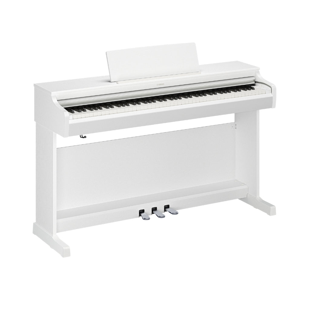 Yamaha Arius YDP-166 88-key Upright Digital Piano with Bench - White Digital Pianos Sky Music