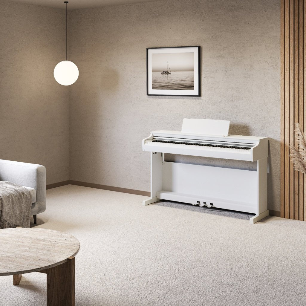 Yamaha Arius YDP-166 88-key Upright Digital Piano with Bench - White Digital Pianos Sky Music