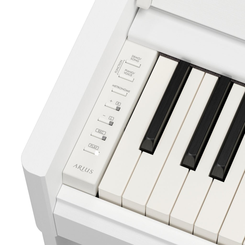 Yamaha Arius YDP-S56 88-key Slim Upright Digital Piano - White Digital Pianos Sky Music