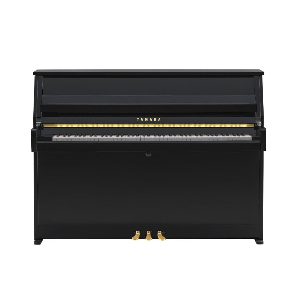 Yamaha B10 110cm Upright Piano - Polished Ebony Acoustic Pianos Sky Music