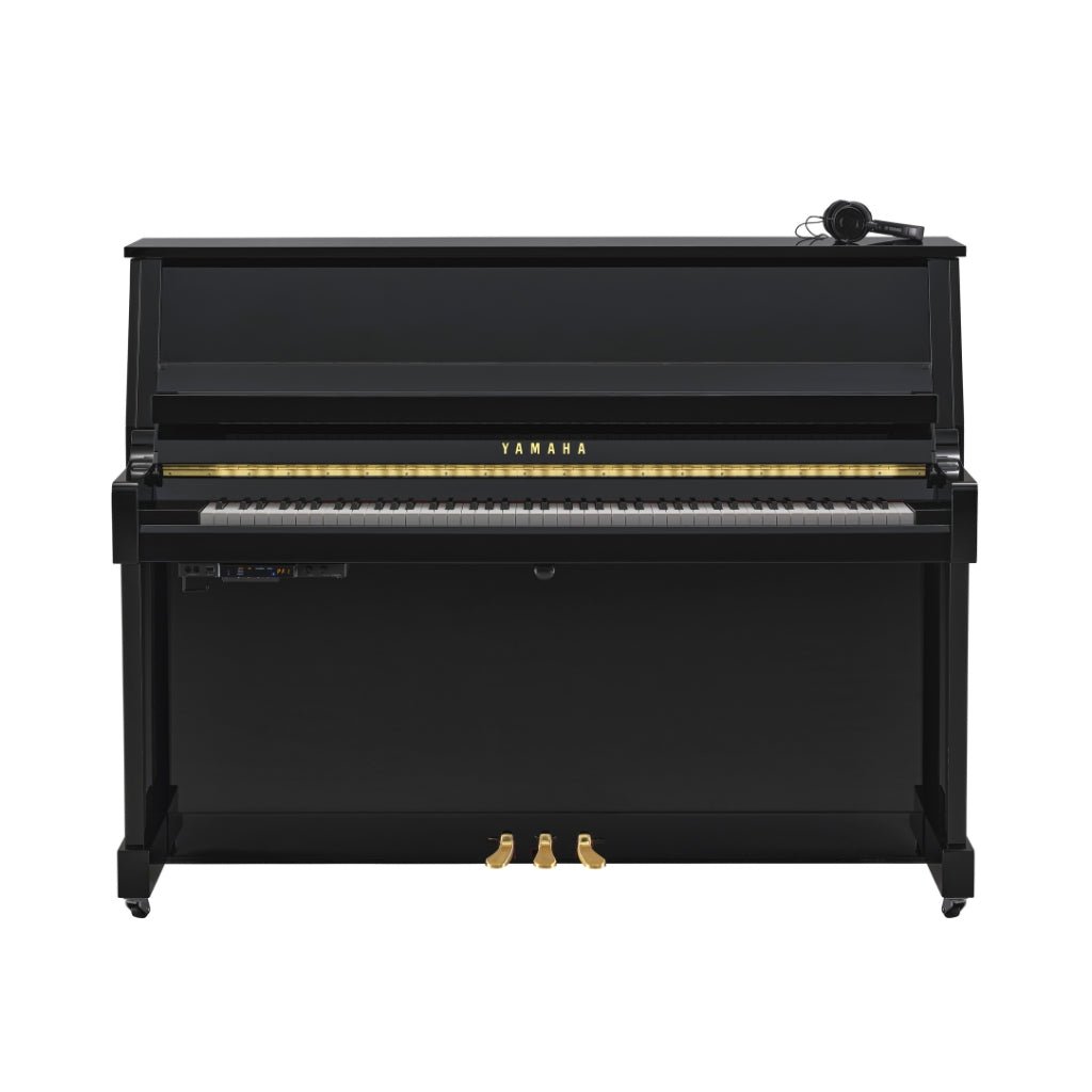 Yamaha B20 SC3 116cm Silent Upright Piano - Polished Ebony Acoustic Pianos Sky Music