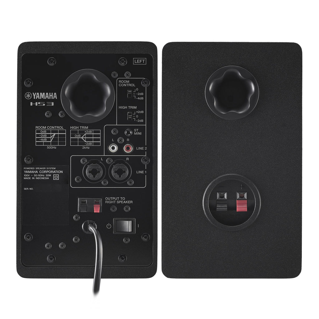 Yamaha HS3 - 3.5" Studio Monitor Pair - Black Studio Monitors Sky Music