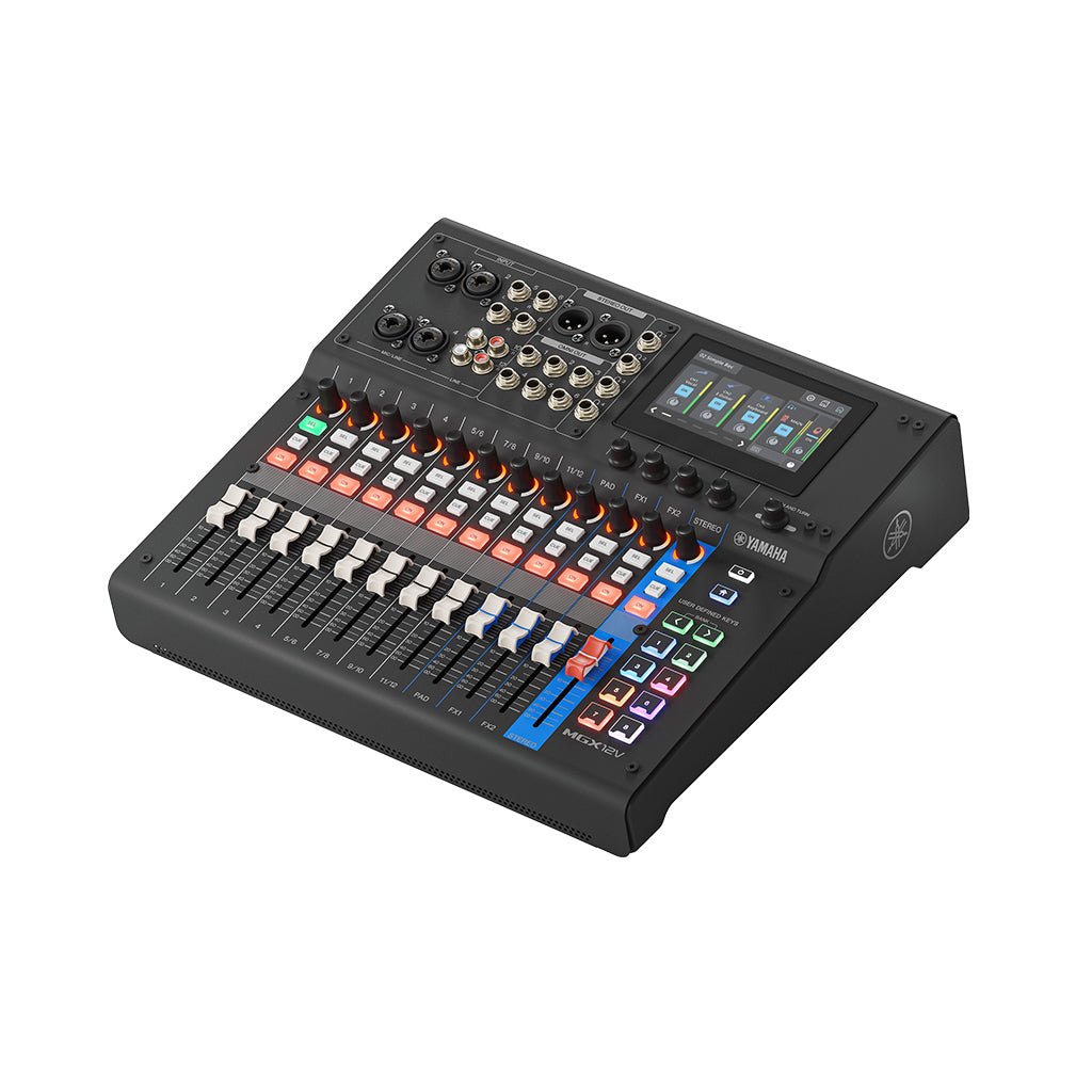 Yamaha MGX12V Digital Mixer w/Video Interface - Black Mixers Sky Music