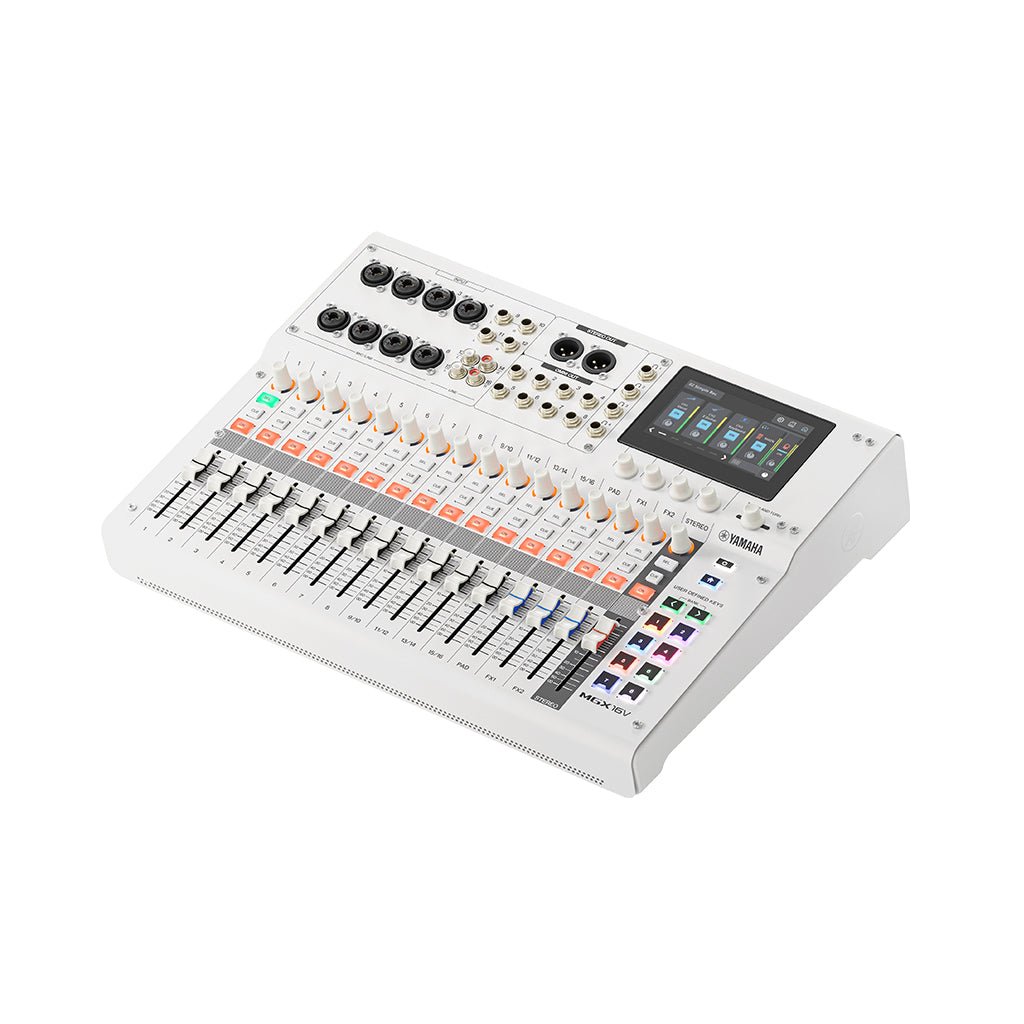 Yamaha MGX16V Digital Mixer w/Video Interface - White Mixers Sky Music