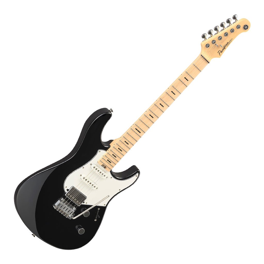 Yamaha PACS12+M Pacifica Standard Plus - Maple Fingerboard - Black Electric Guitars Sky Music