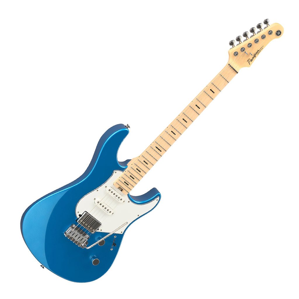 Yamaha PACS12+M Pacifica Standard Plus - Maple Fingerboard - Sparkle Blue Electric Guitars Sky Music