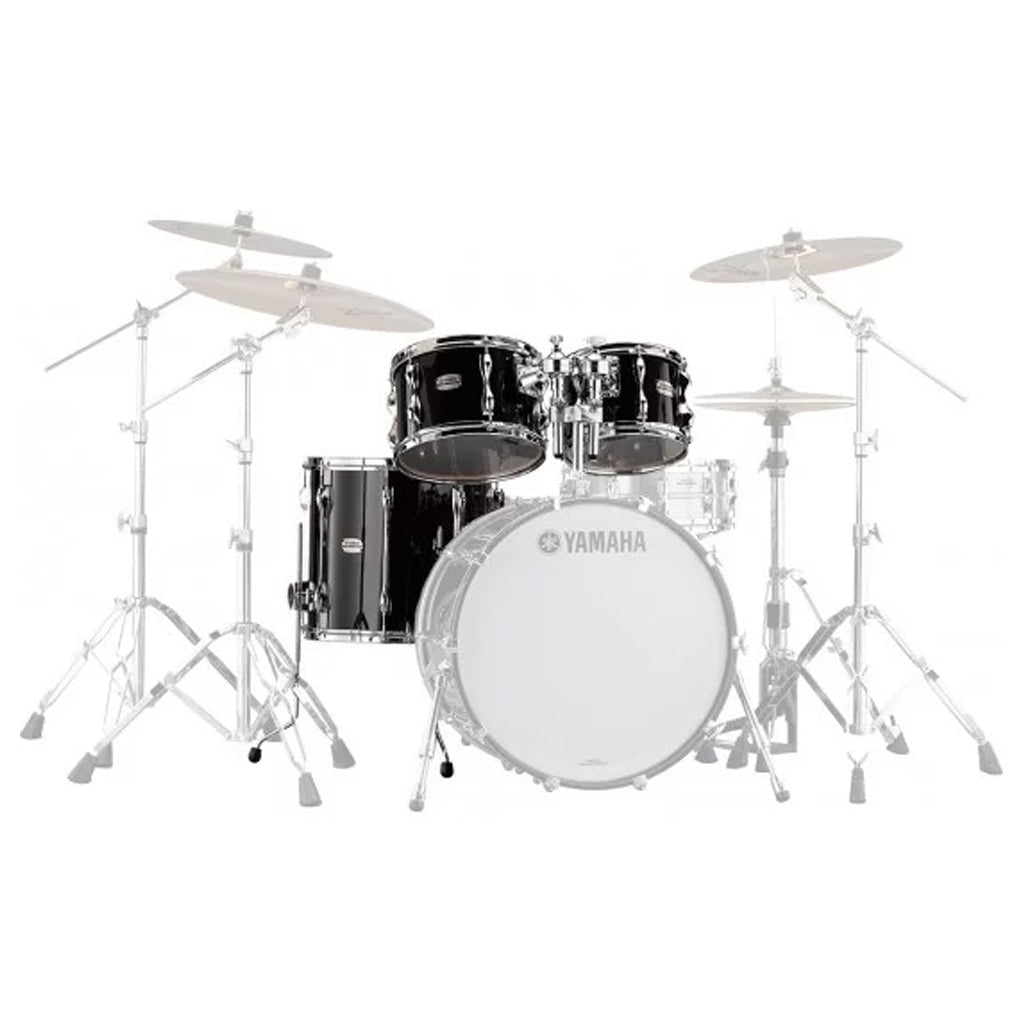 Yamaha Recording Custom Tom Pack (10" 12" 14") - Solid Black Tom Drums Sky Music