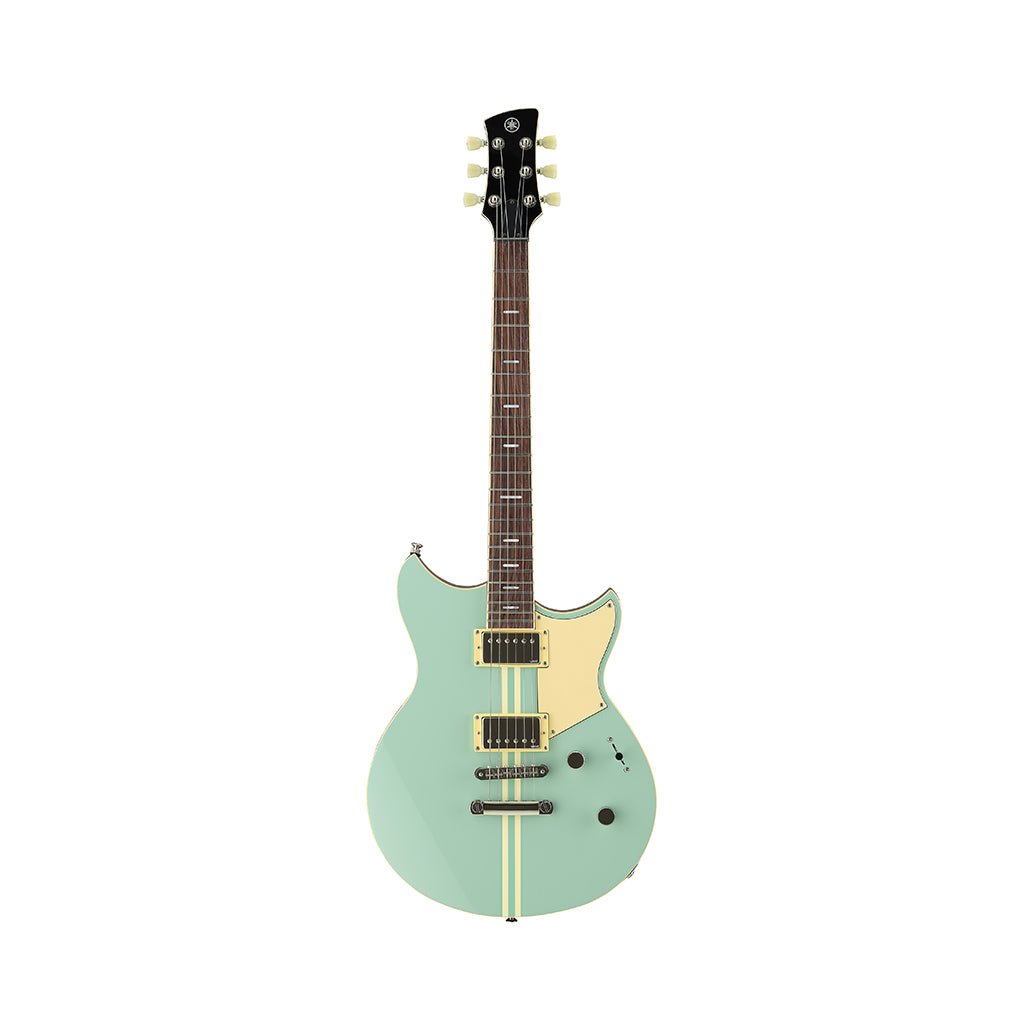 Yamaha RSS20 Revstar Standard Chambered Mahogany w/Maple Top - Sonic Blue Electric Guitars Sky Music