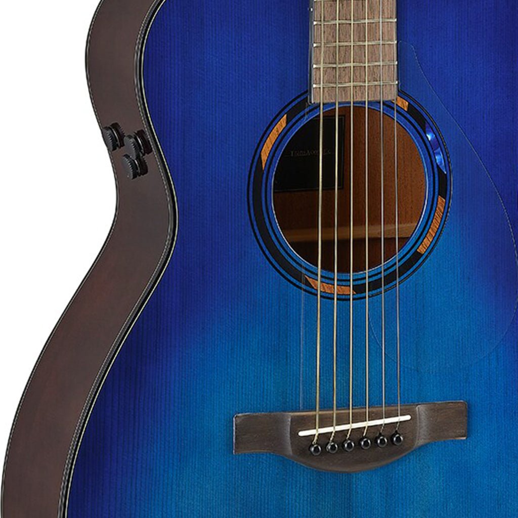 Yamaha TAS1 Element TransAcoustic Guitar - Ultra Marine Gloss Acoustic Guitars Sky Music