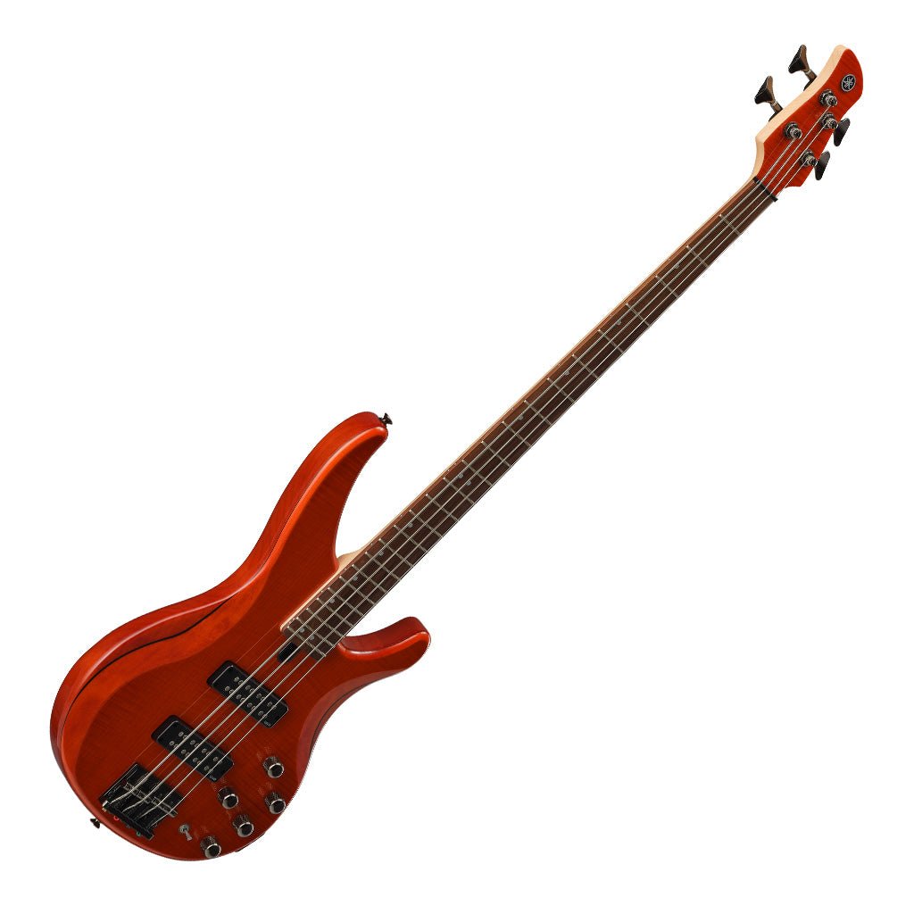 Yamaha TRBX604FM 4-String Bass Guitar - Caramel Brown Bass Guitars Sky Music