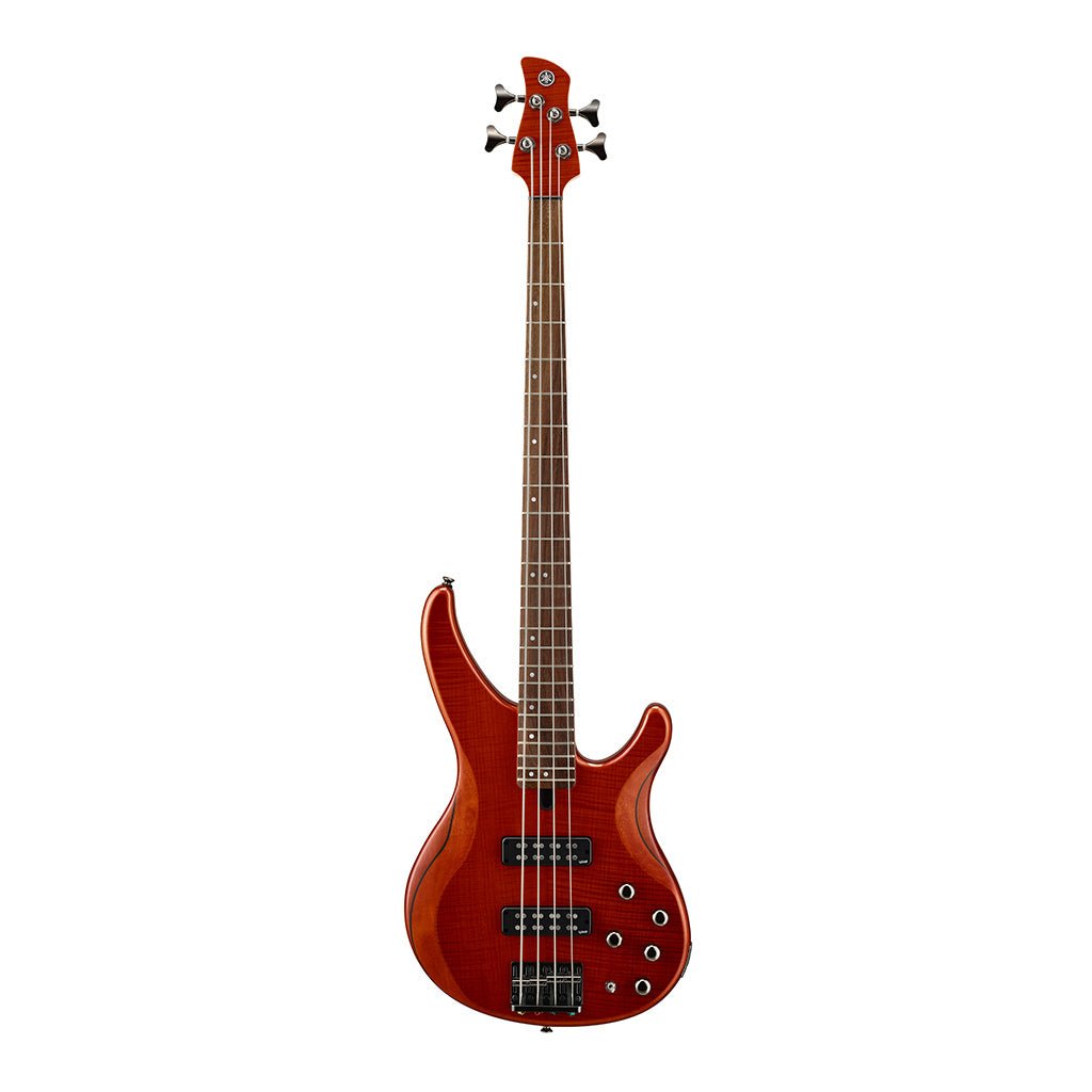 Yamaha TRBX604FM 4-String Bass Guitar - Caramel Brown Bass Guitars Sky Music