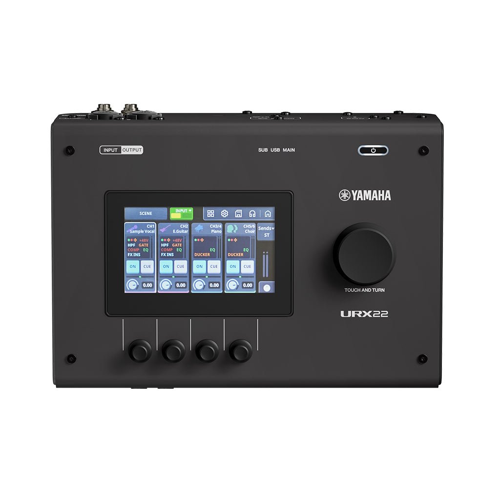 Yamaha URX22 Compact Audio Interface 4-In/2-Out - Black Audio Interfaces Sky Music