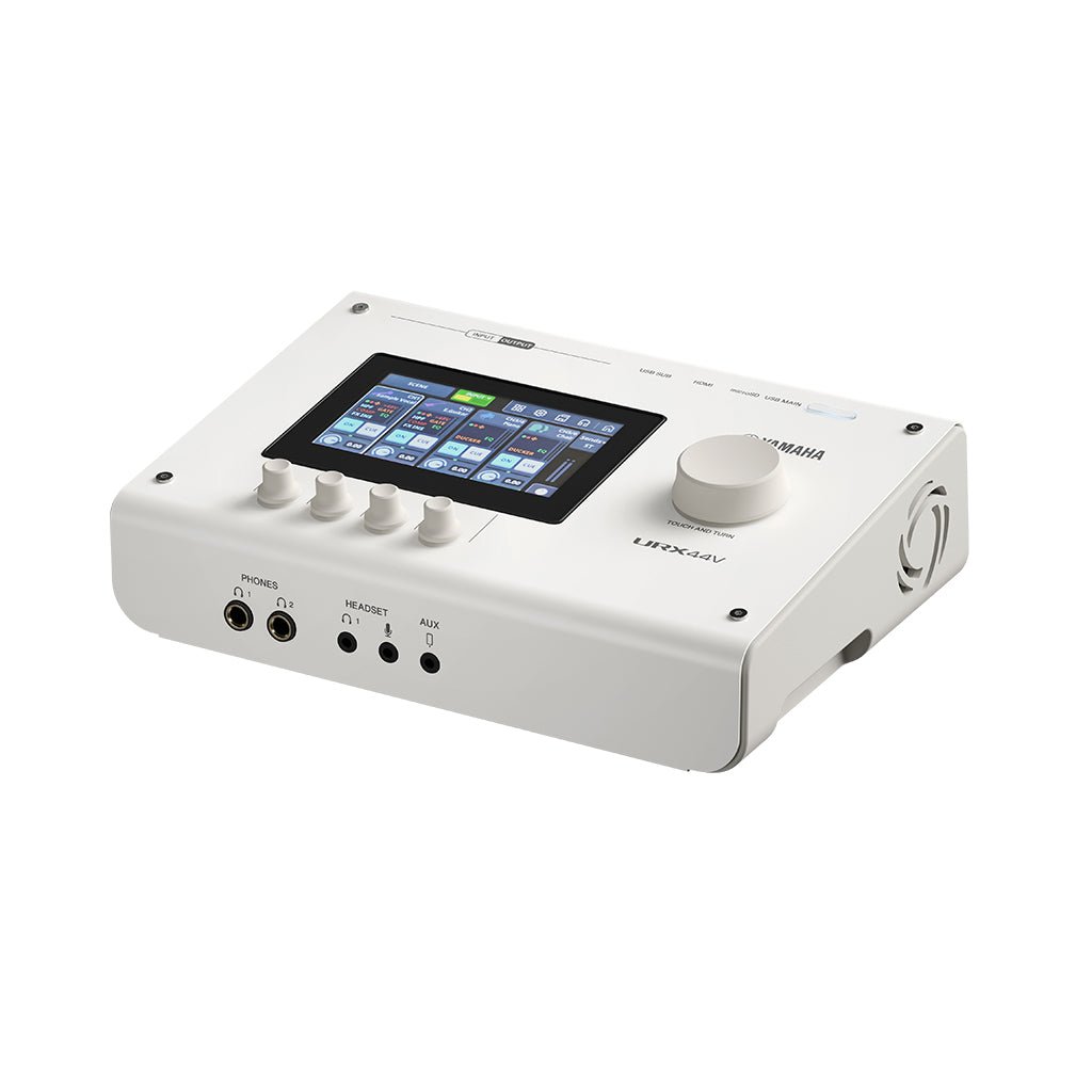 Yamaha URX44V Compact Audio/Video Interface 6-In/4-Out - White Audio Interfaces Sky Music