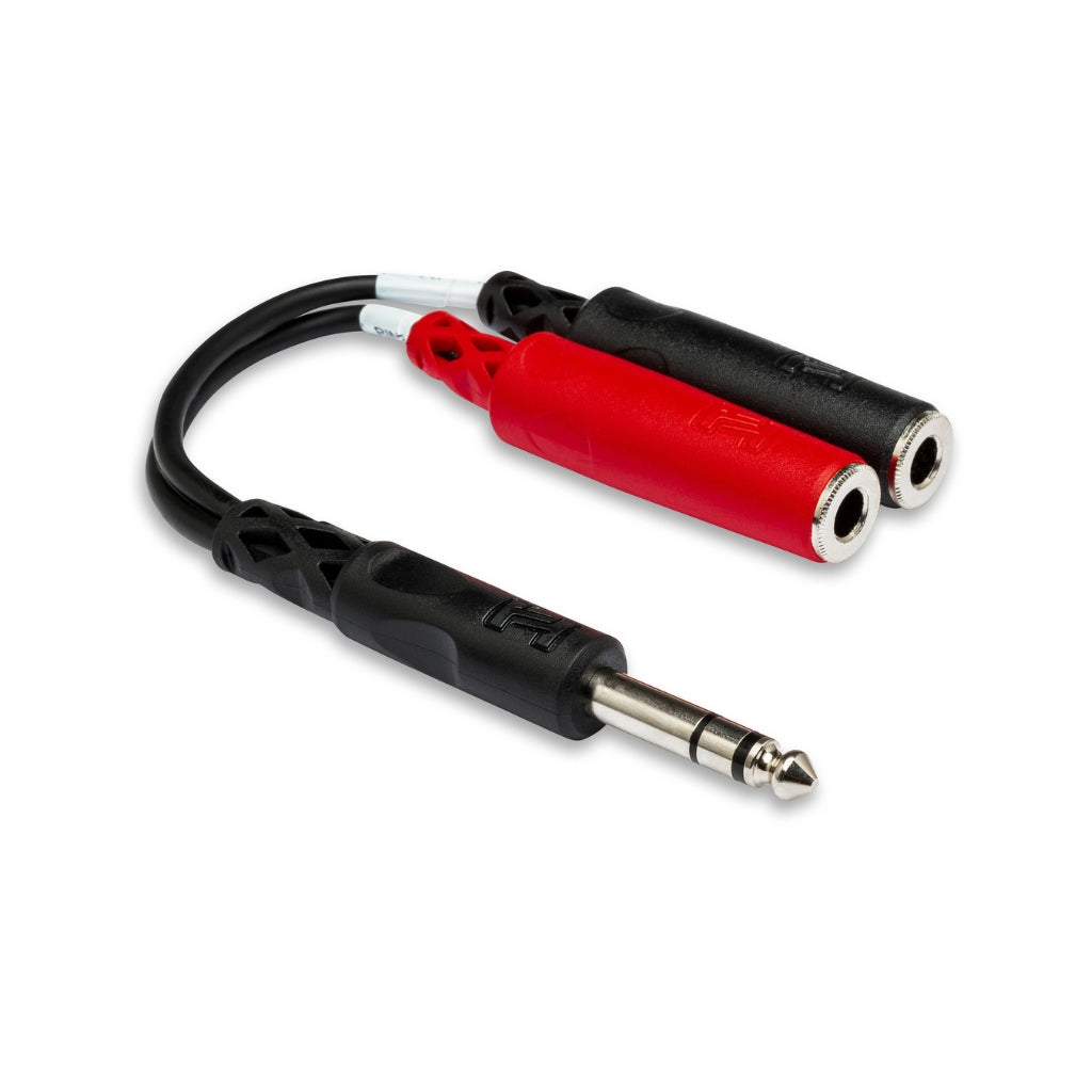Hosa - 1/4 in TRS to Dual 1/4 in TSF - Stereo Breakout Cable