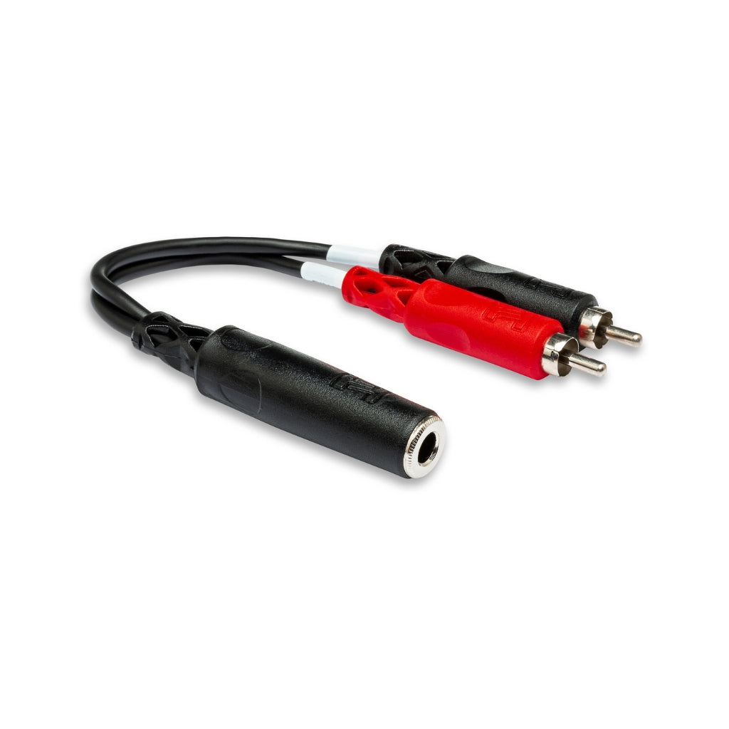 Hosa - 1/4 in TRSF to Dual RCA - Stereo Breakout