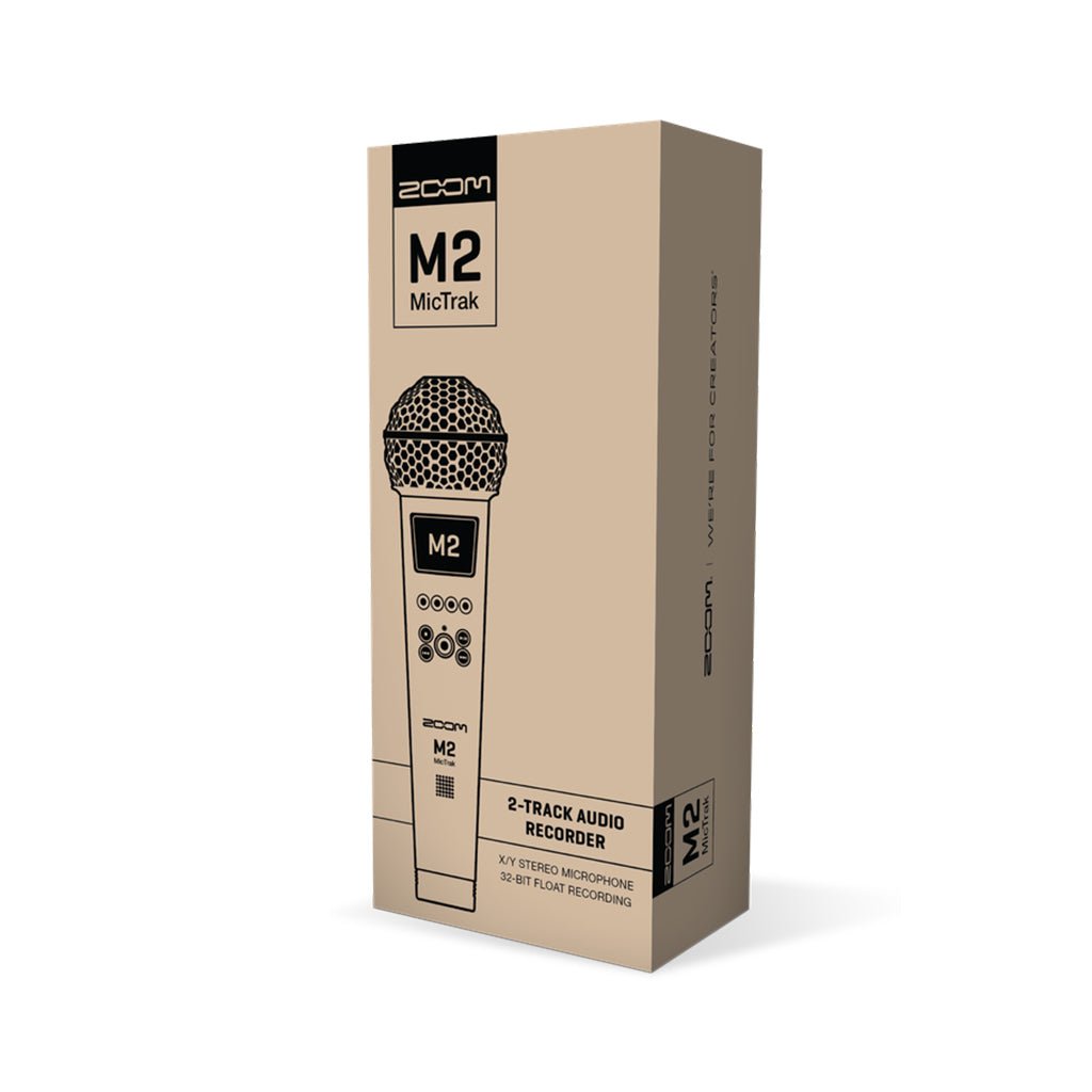 Zoom M2 MicTrak 2-Track/32-bit X/Y Stereo Microphone Audio Recorder Audio Recorders Sky Music