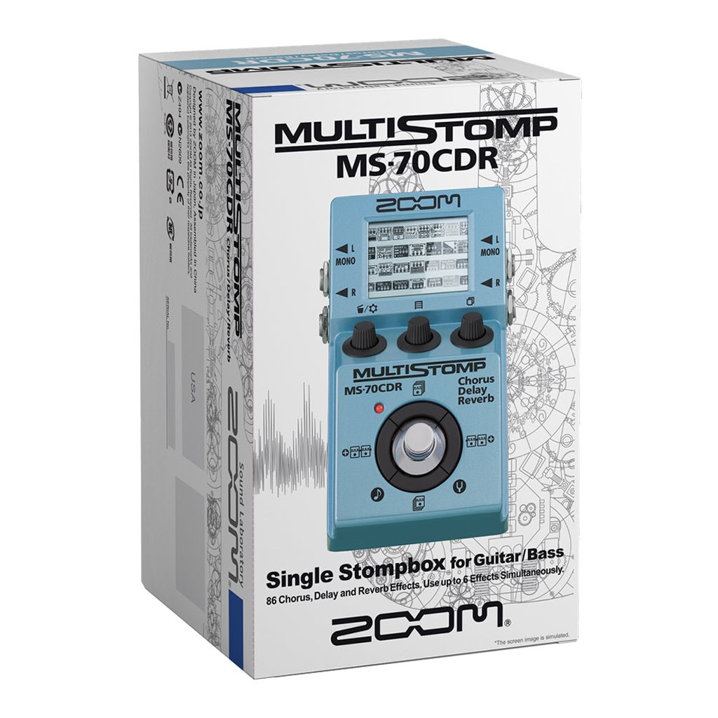 Zoom MS-70CDR Effects Pedals Sky Music