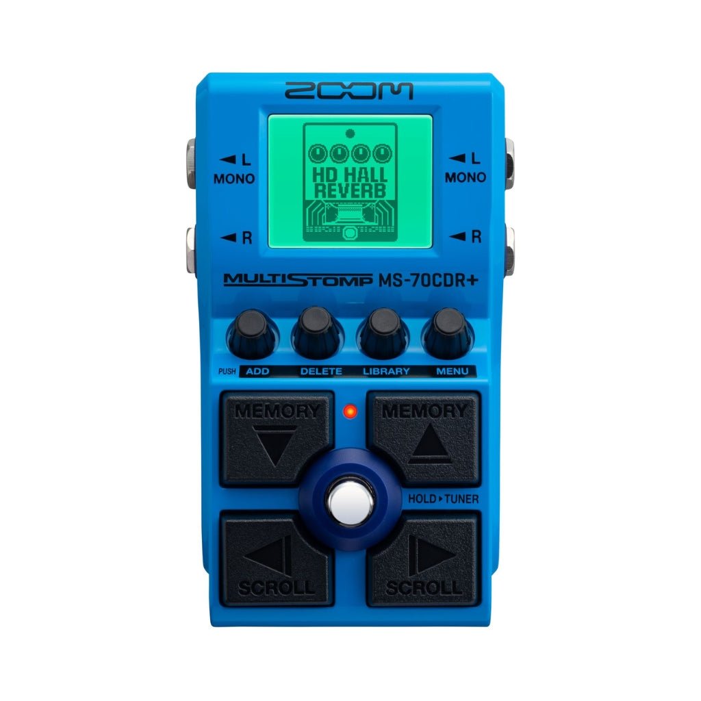 Zoom MS-70CDR+ MultiStomp Chorus/Delay/Reverb Guitar Effects Pedal Effects Pedals Sky Music