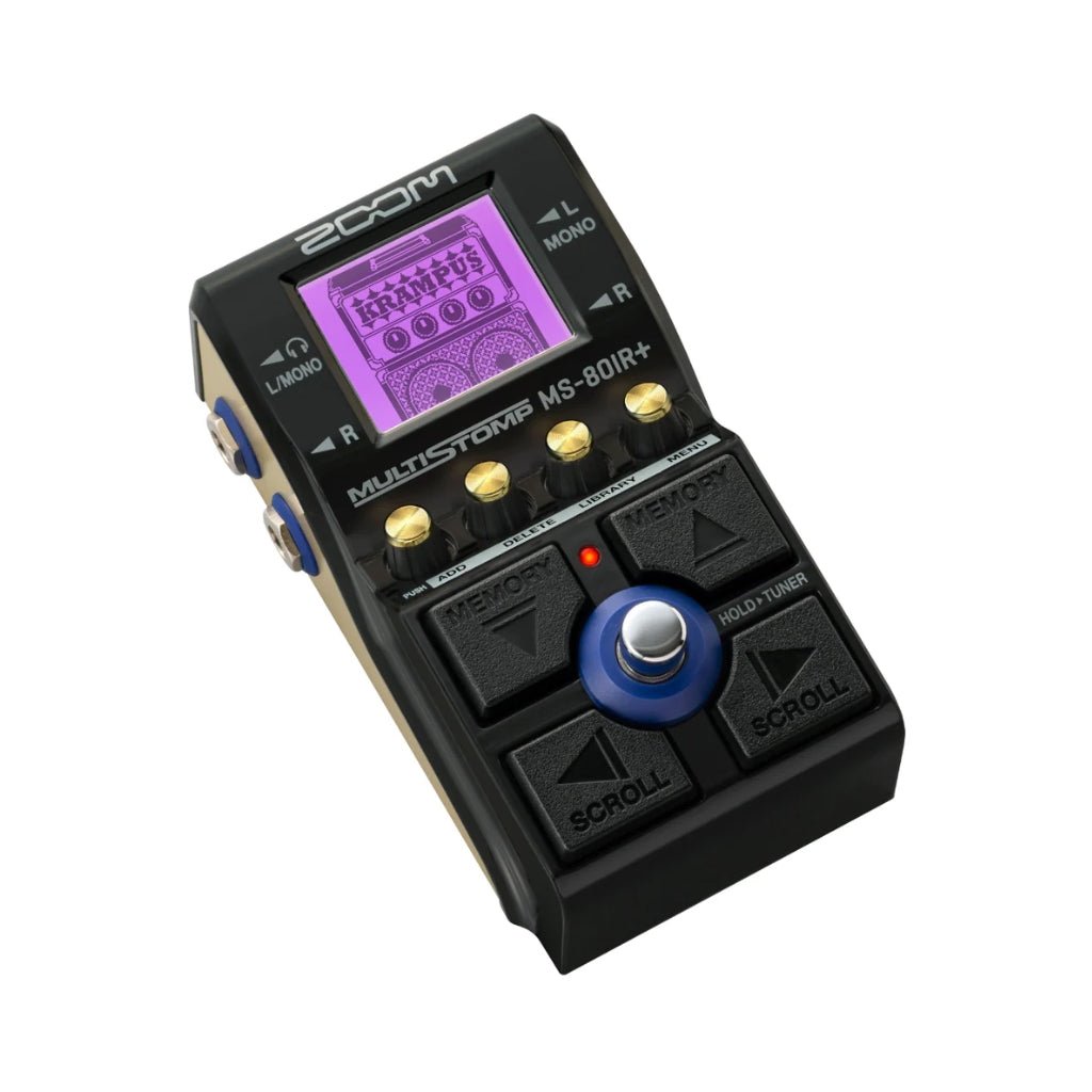 Zoom MS-80 IR+ Amp Sim and Multi-Effects Amp Modeler Guitar Pedal Effects Pedals Sky Music