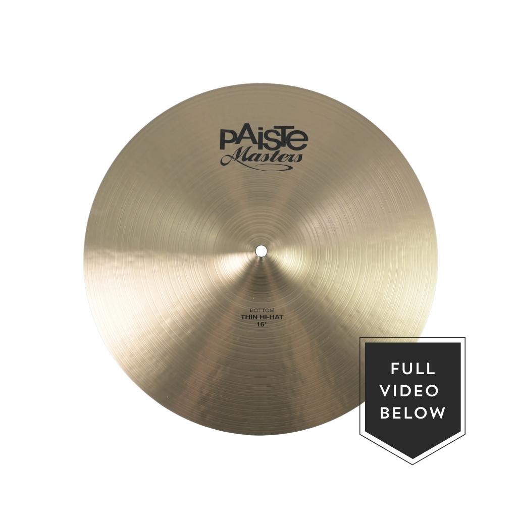 Paiste 16" Masters Thin Hi-Hats-Sky Music