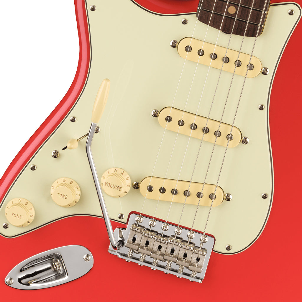 Fender American Vintage II 1961 Stratocaster® Left-Hand, Rosewood Fingerboard, Fiesta Red-Sky Music