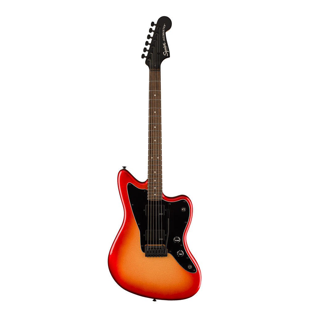 Squier Contemporary Active Jazzmaster HH Laurel Fingerboard Black Pickguard Sunset Metallic