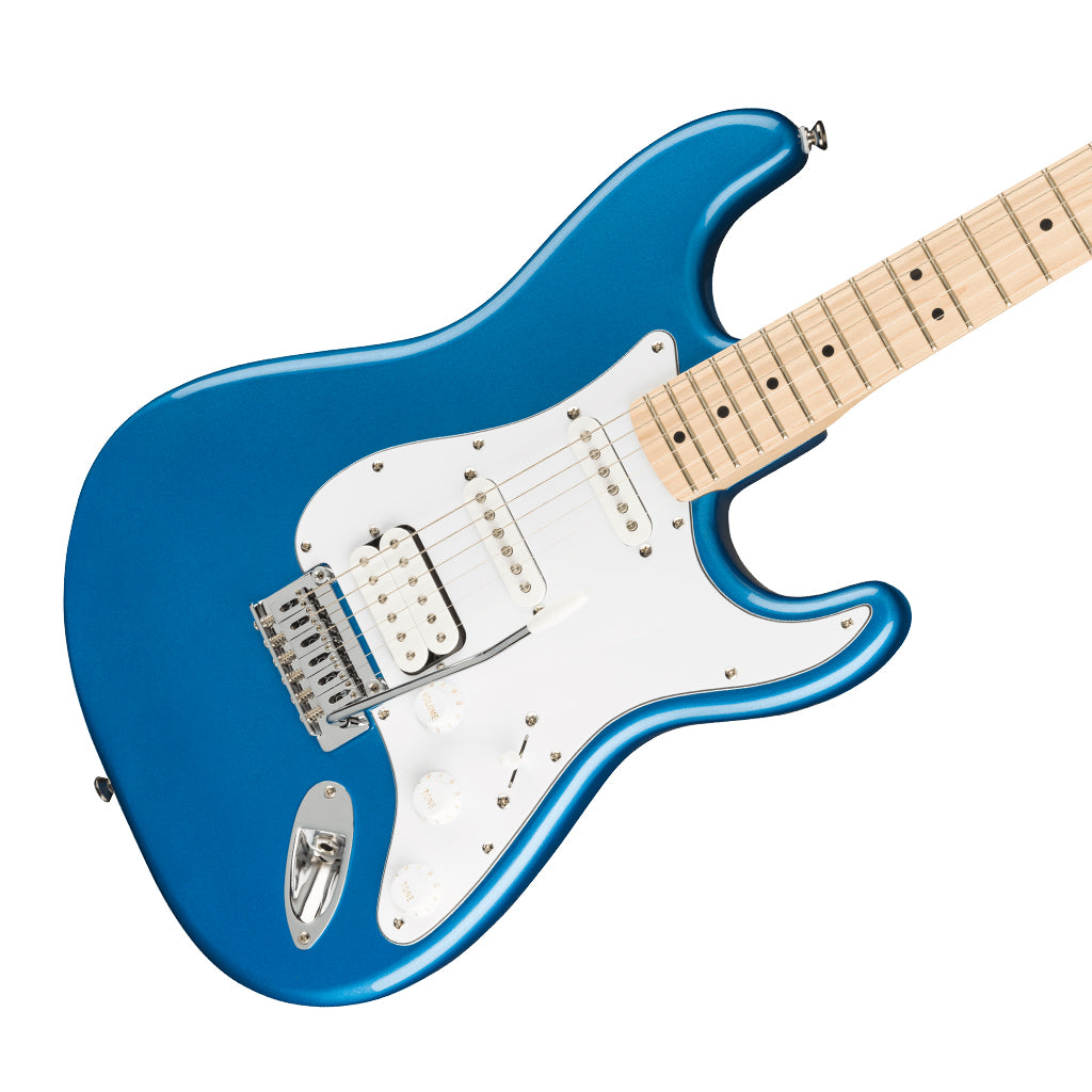 Squire Affinity Series Stratocaster HSS Pack Maple Fingerboard Lake Placid Blue Gig Bag 15G 240V AU