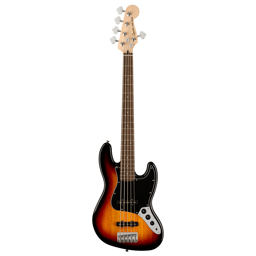 Squier Affinity Series Jazz Bass V Laurel Fingerboard Black Pickguard 3 Color Sunburst