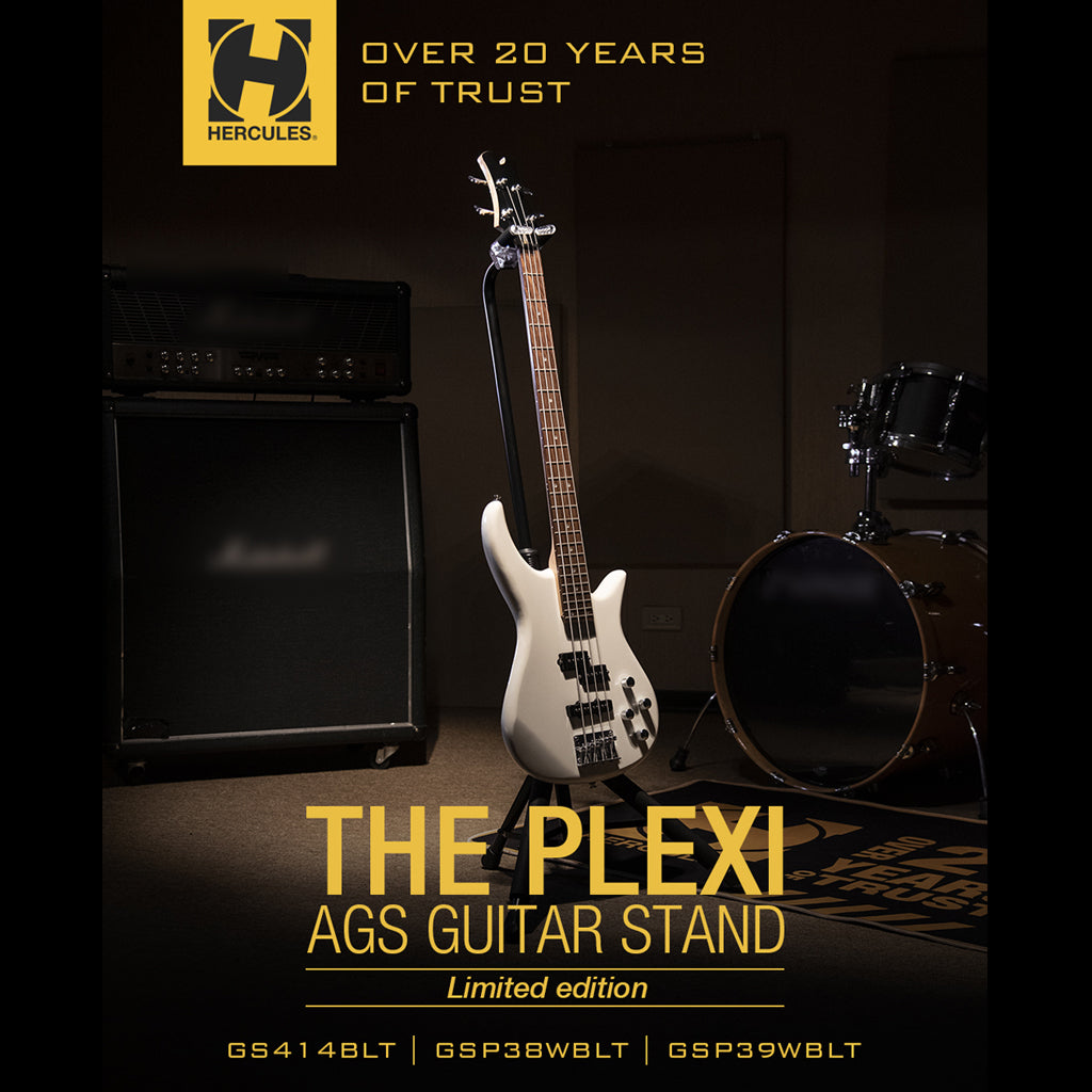 Hercules GS414BLT - Limited Edition Plexi Glass-Sky Music