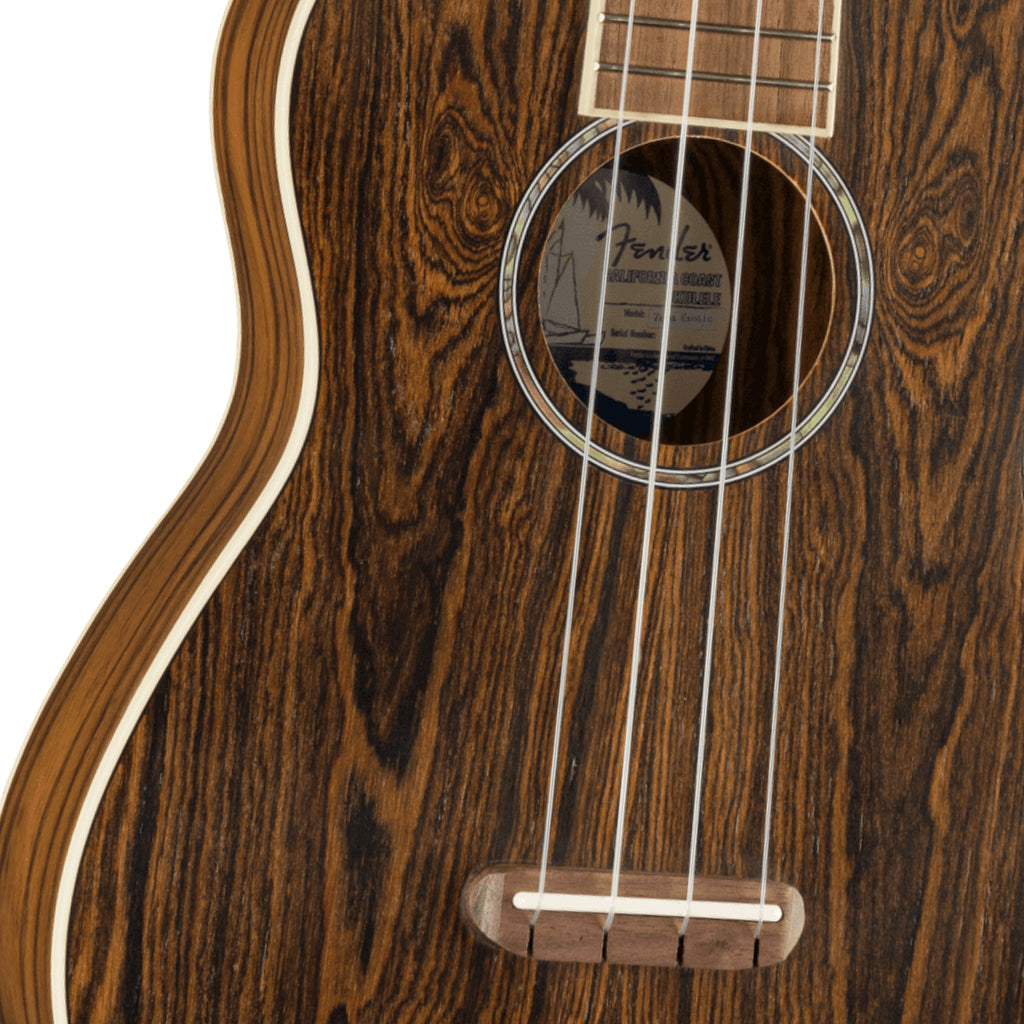 Fender Zuma Exotic Concert Ukulele Walnut Fingerboard Bocote