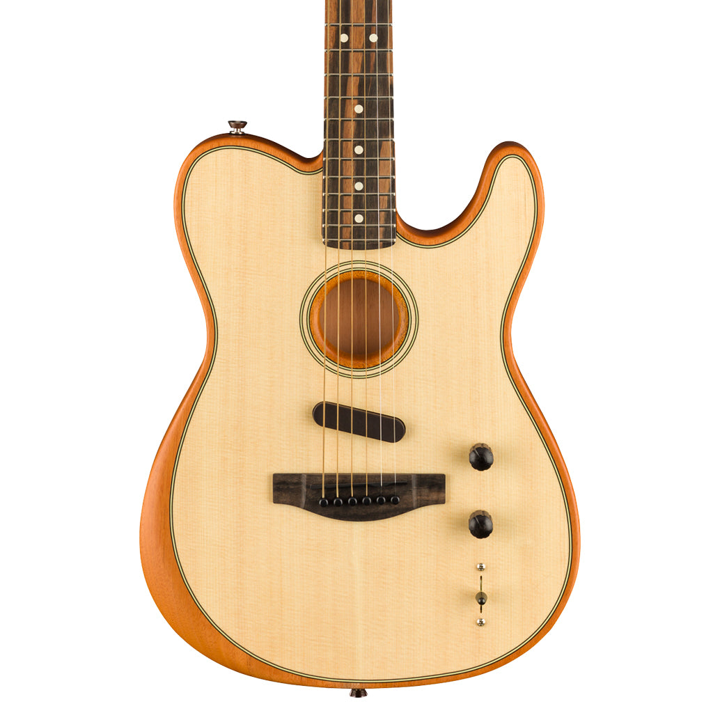 Fender American Acoustasonic Telecaster Ebony Fingerboard Natural